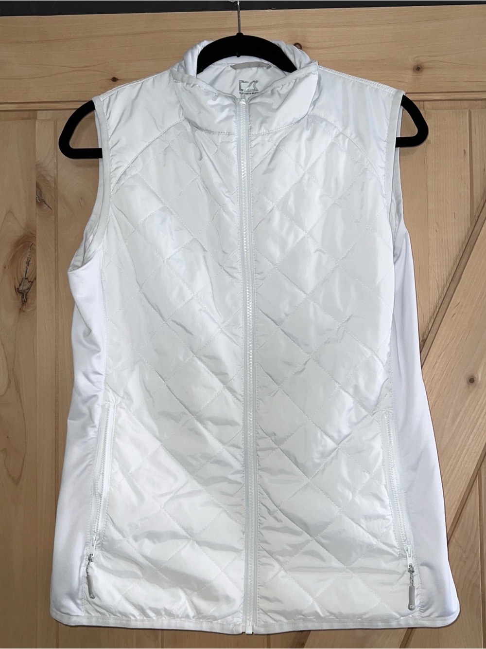 Cutter & Buck White Quilted Vest